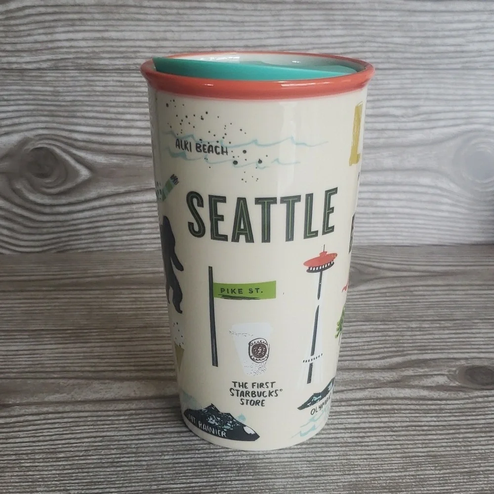 Seattle Travel Panoramic Scenes Coffee mug